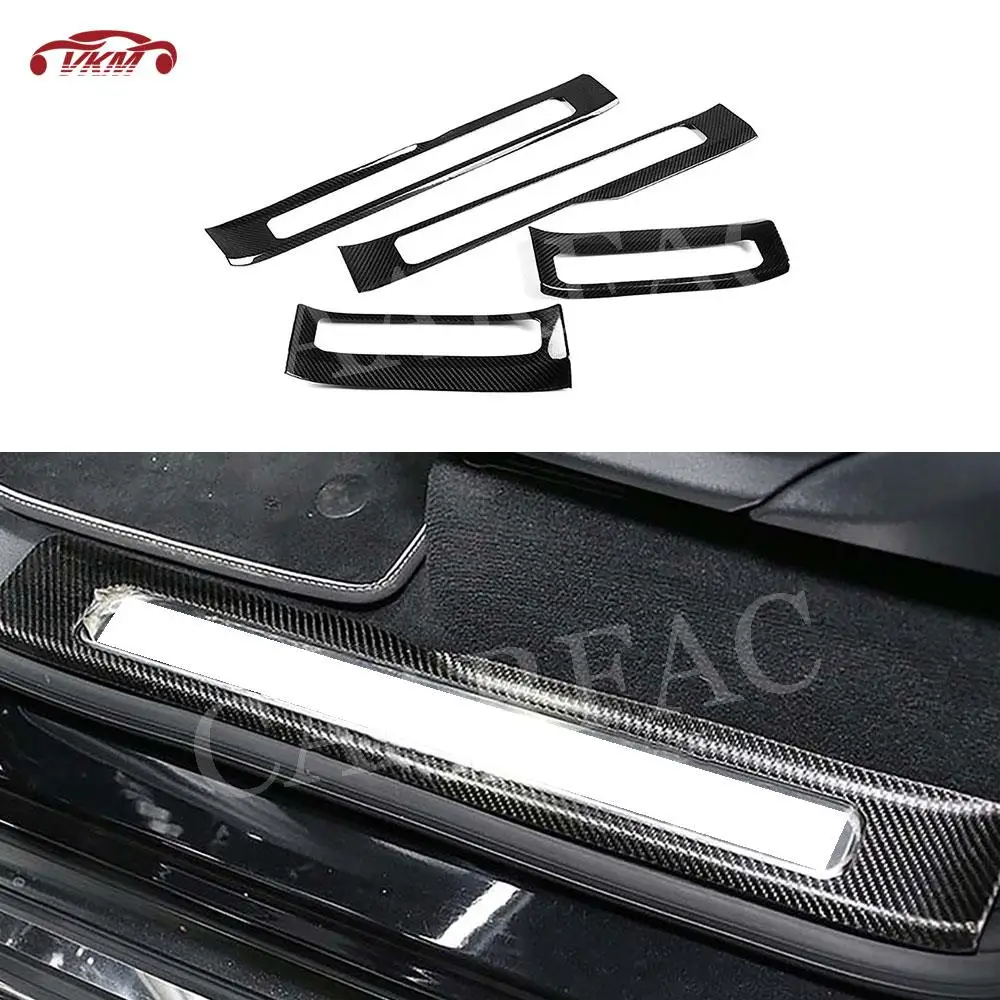 

Carbon Fiber Car Door Interior/Exterior Threshold Decoration Stickers For Mercedes Benz G Class W464 G500 G63 AMG 2019 2020