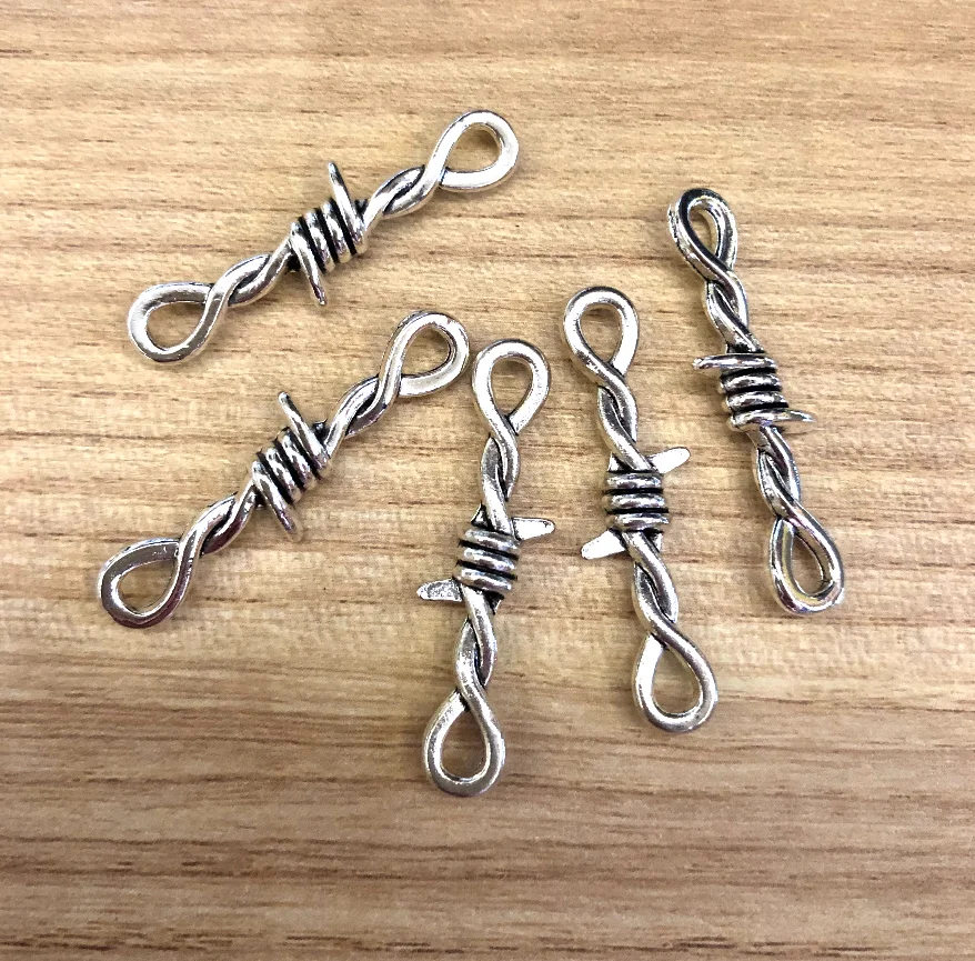

10pcs 34x11mm Alloy matel twisted connector acccessories handmade HW4020