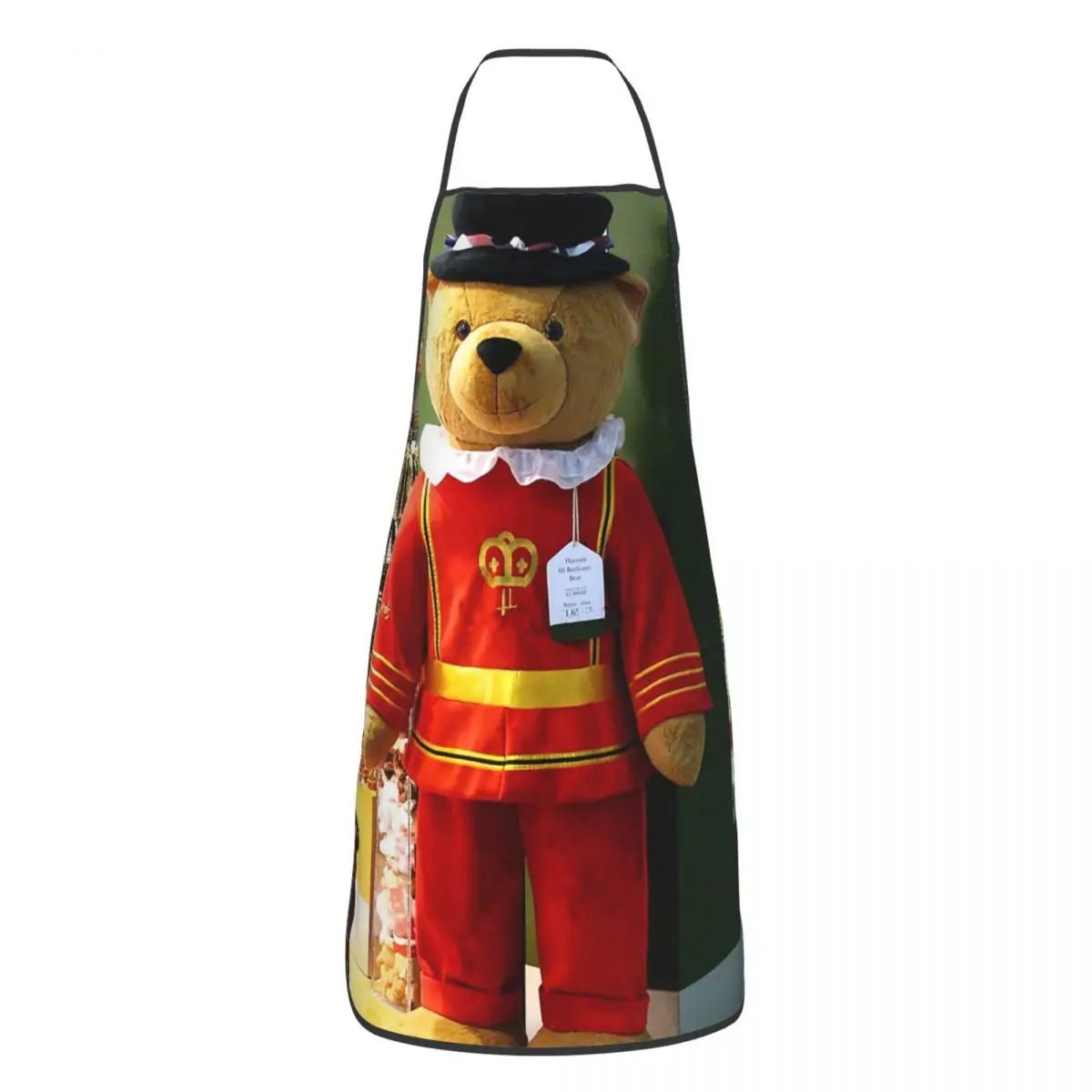 Harrods 6ft Beafeater Bear Apron Funny Home Kitchen Chef Cleaning Tablier Cooking Cuisine Bib for Women Men Adult Unisex