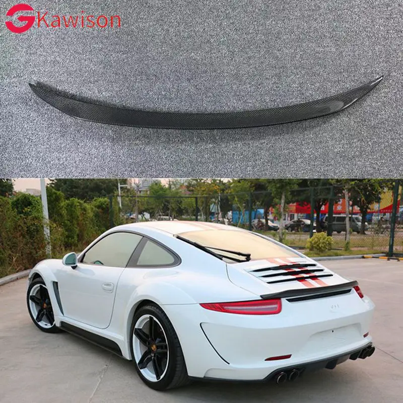 Carbon Fiber Trunk Spoiler Fit For 2012-2015 Carrera 911 991 Rear Wing Of The VRS 911 V-RT Style