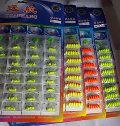240 stks (40 packs) 8mm/13mm/15mm Zeven-sterren Vlotter 4 kleuren Karpervissen Vlotter Accessoires Visboei Groot Medium Klein Formaat J520