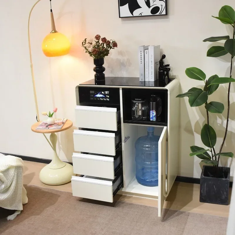 Refrigerator disinfection, freezing and refrigeration integrated meal side cabinet