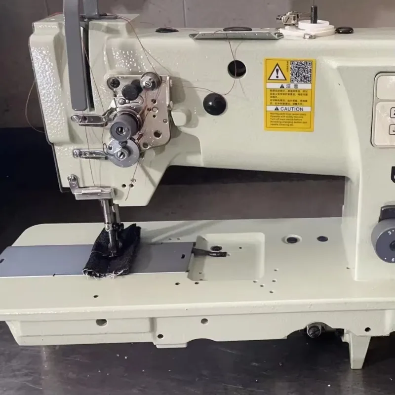 4400 Maquinas Coser Industrial Heavy Duty Single Needle Sewing Machine New Flat-Bed Walking Foot For Furniture Upholstery Motor