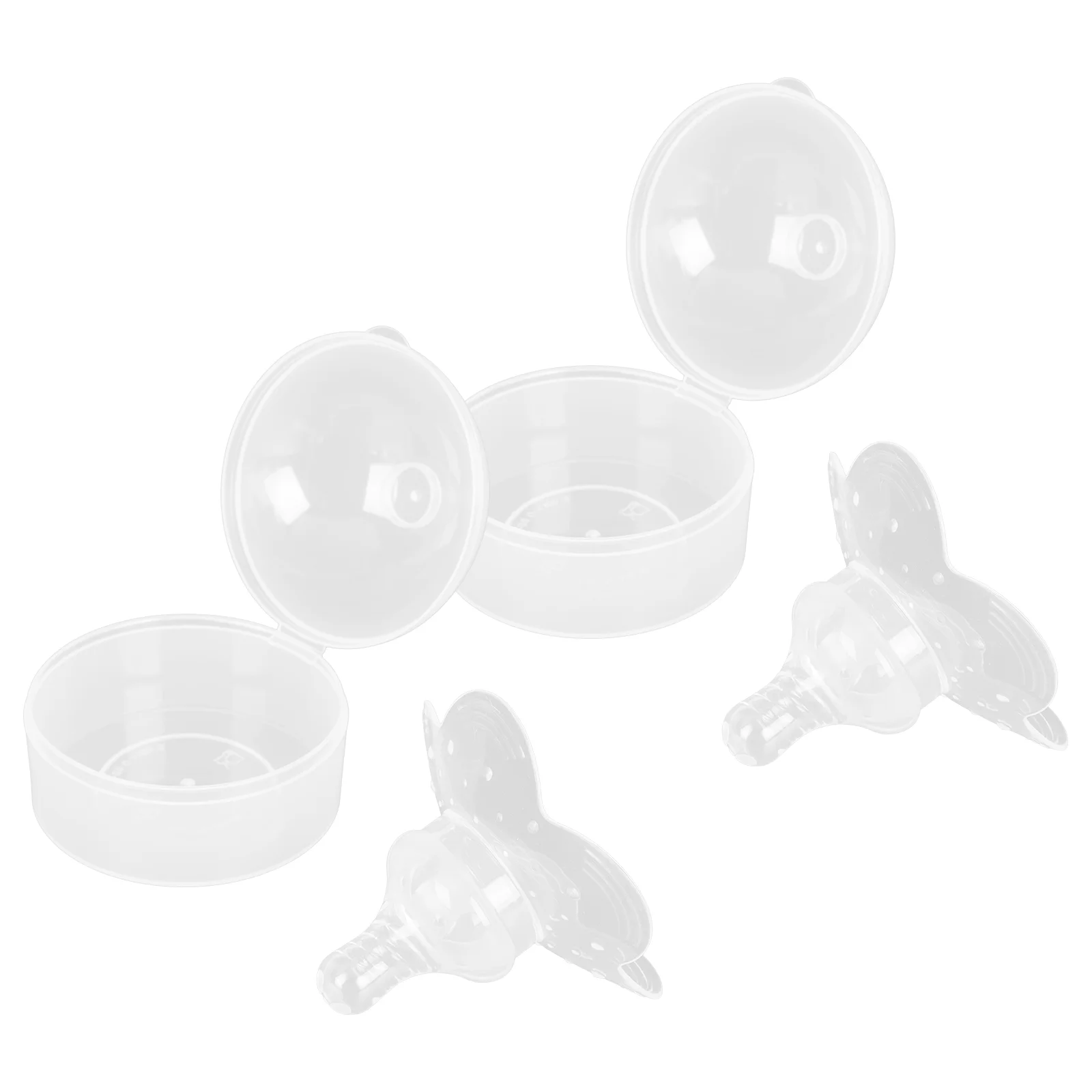 2 Pcs Nipple Shields Baby Supply Nursing Protector Cover Extender Silicone Breastfeeding