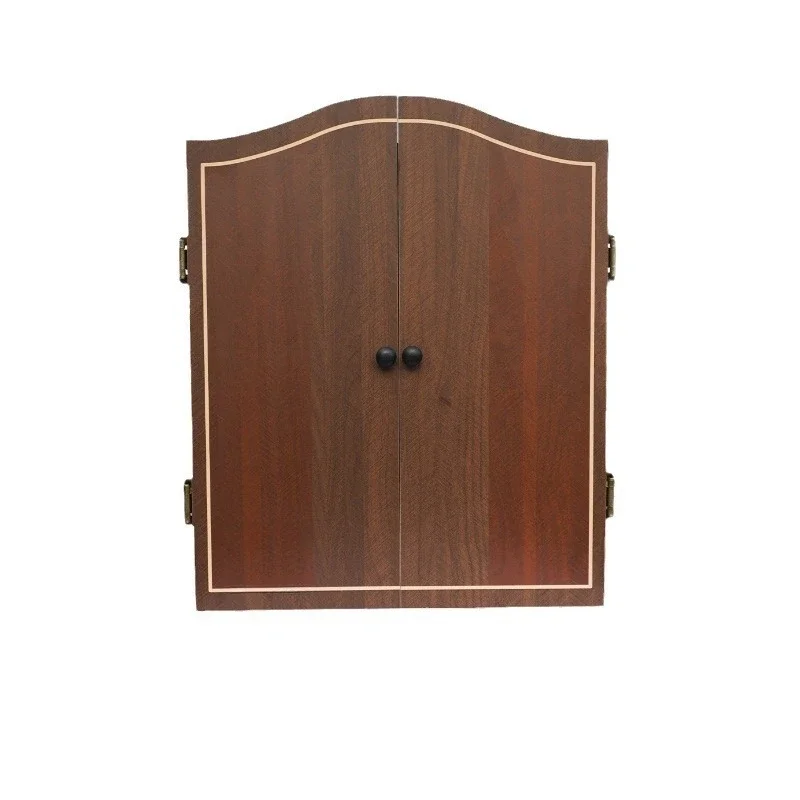 Wooden box electronic dart board box dart board automatic scoring soft dart