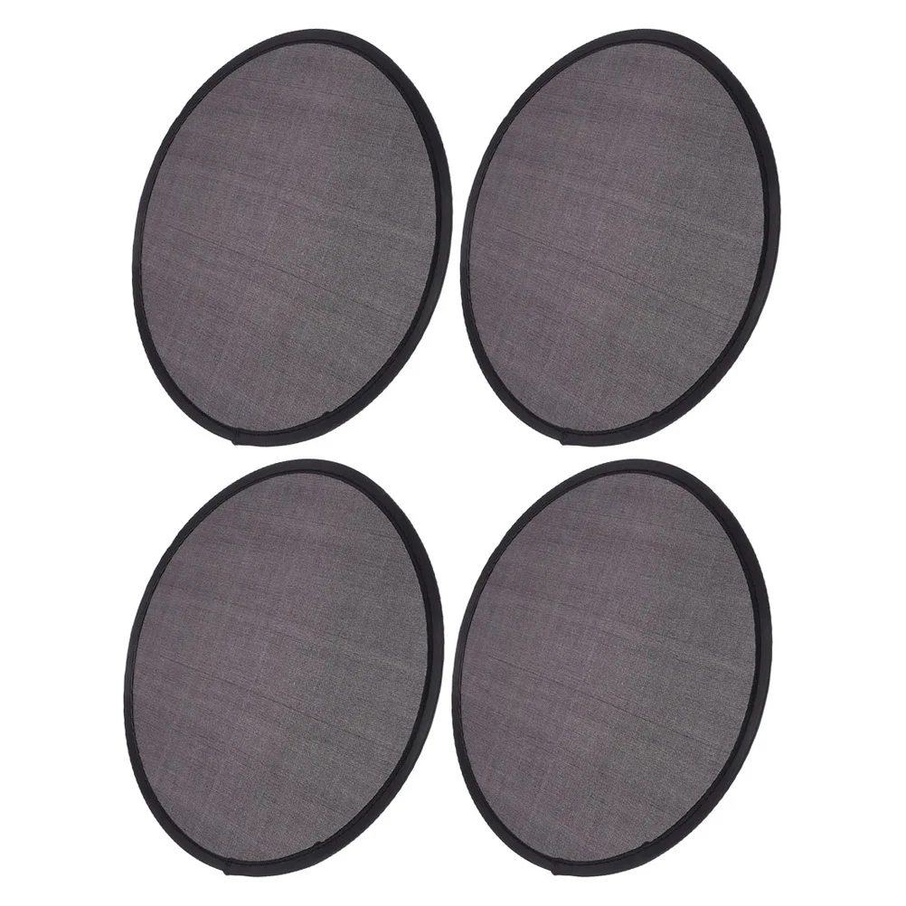 

4Pcs Foldable Hand Fans Lightweight Portable for Weddings Festivals Instant Cooling Multi-Purpose Round Fan Round Hand Fan