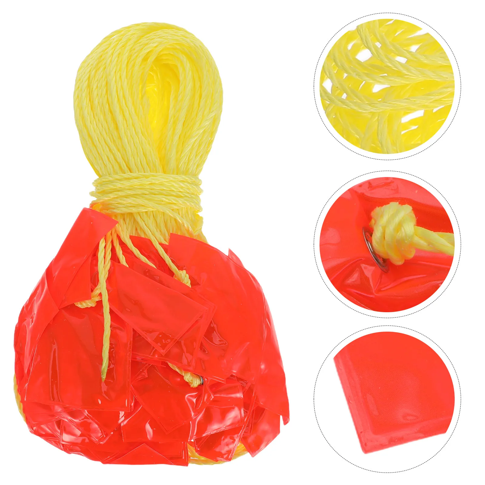 

Высококачественный светоотражающий желтый флаг-растяжка из ПВХ для предупреждения о дорожных работах на открытом воздухе, строительных площадках, буксировки транспортных средств