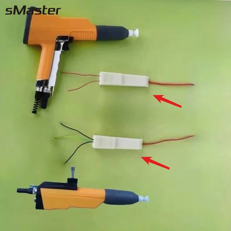 مسدس طلاء مسحوق كهرباء يدوي جديد HV متتالي لمسدس مسحوق أوتوماتيكي GA02