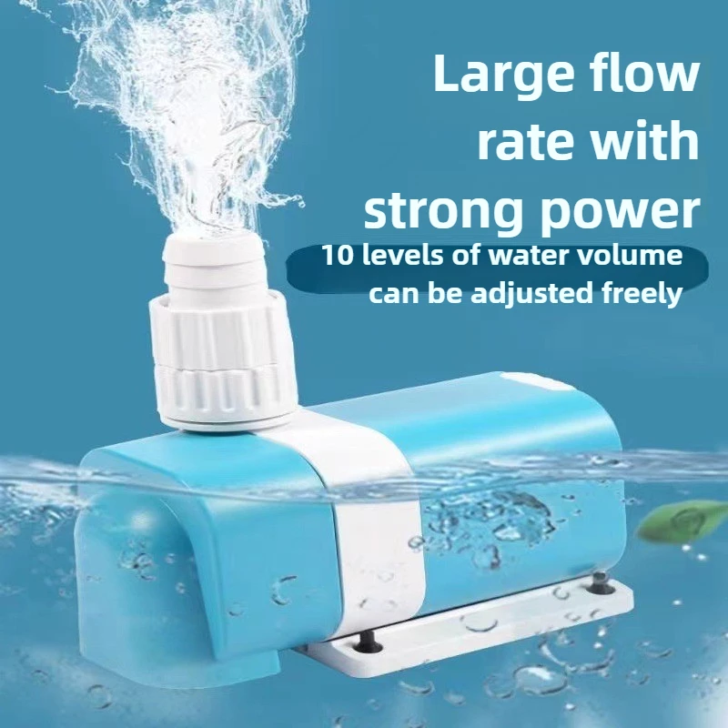 Submersible Pump Amphibious Circulating Pump Variable Frequency Pump 1600-3000L/H for Fish Tank Aquarium Fish Pond