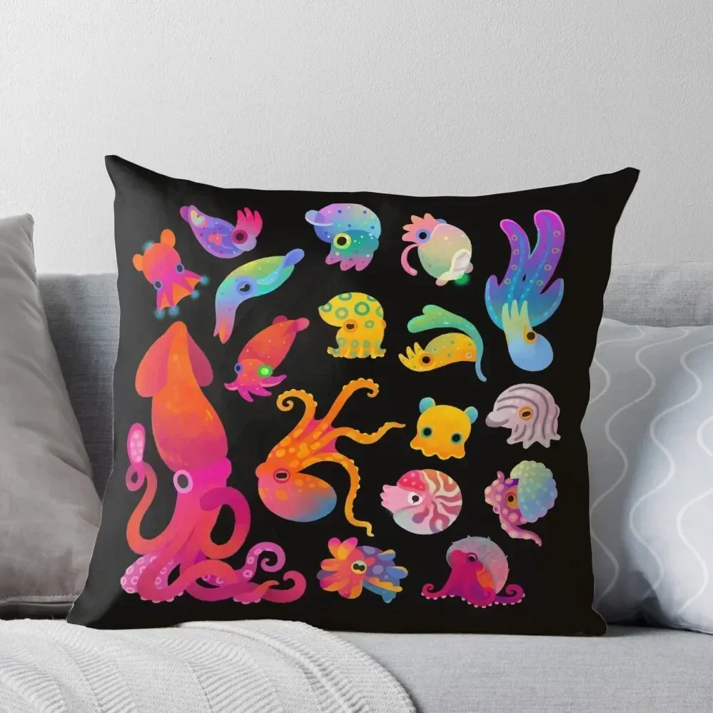 Cephalopod Throw Pillow Pillow Decor sleeping pillows Pillow Cases christmas pillowcases