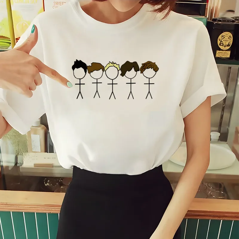 Zayn Malik T-shirt for Women Short Sleeve Casual Ladies Tops Anime Cartoon T Shirt for Male Printed White T Shirt Women Tees