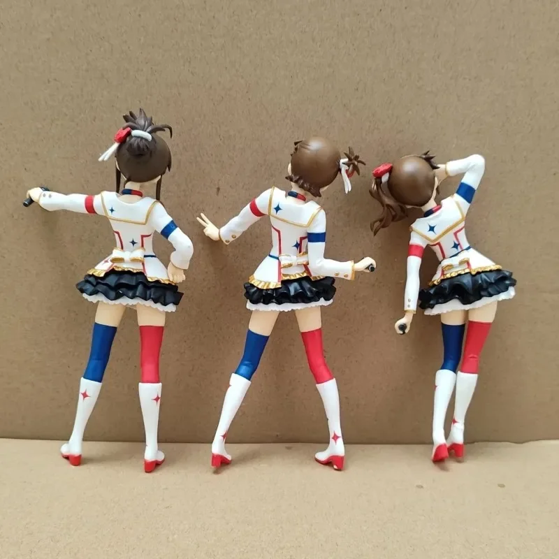 Idolmasterse Futami Ami Amami Haruka Futami Mami Akizuki Ritsuko Action Figures Model Toy Collectible Desktop Ornaments