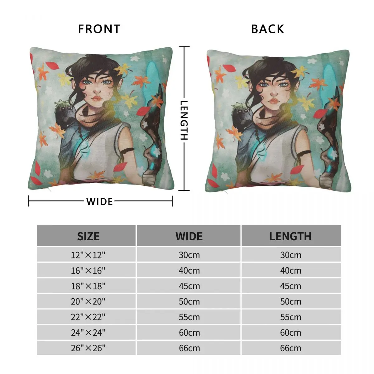 Kena Bridge Of Spirits Pillowcase Polyester Linen Velvet Printed Zip Decor Throw Pillow Case Room Cushion Cover