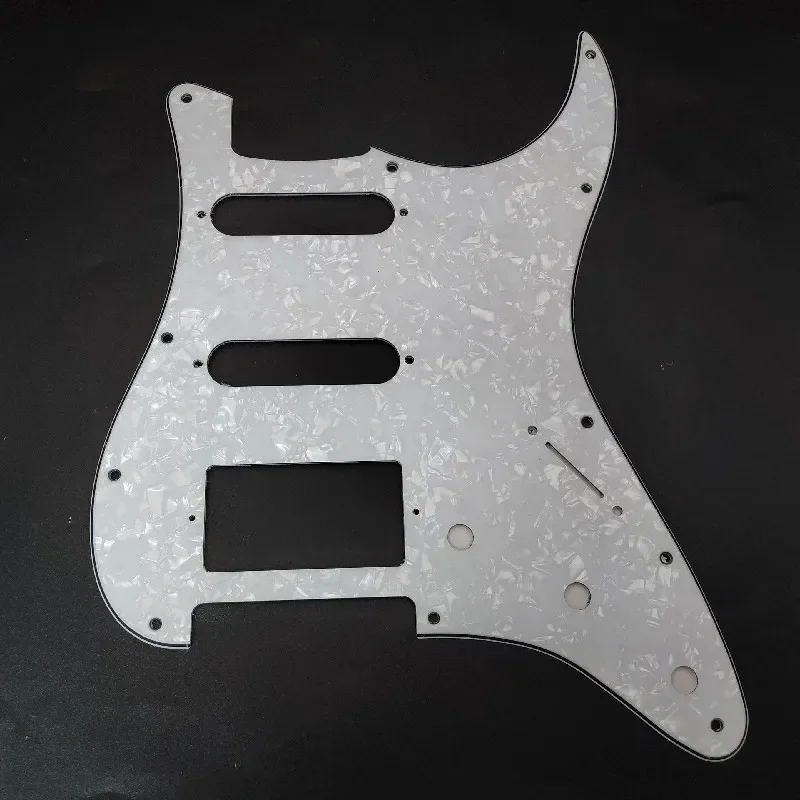 3 Ply 11 Holes SSH  Electric Guitar Pickguard Scratch Plate Anti-Scratch Plate for FD ST Electric Guitar with Screw