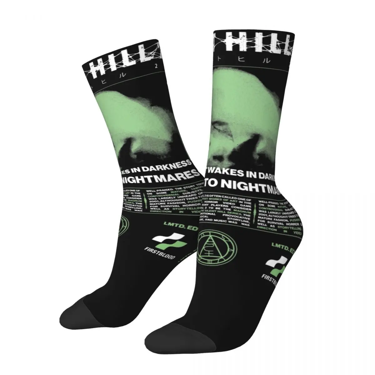 Hip-hop Women Men Silent Hill 2 Video Games Socks Horror Gaming Merch Soft Socks Soft Wonderful Gifts