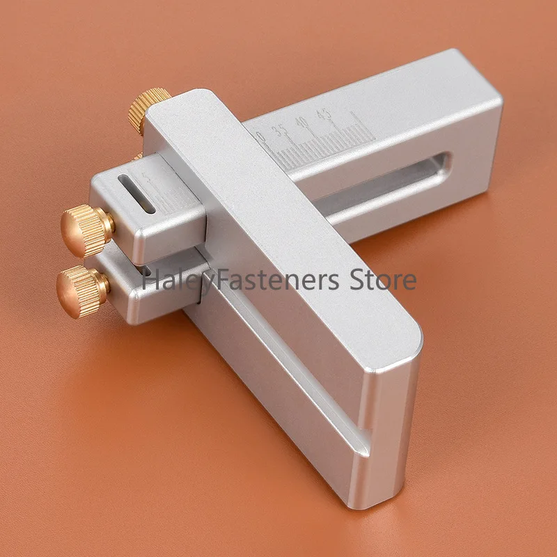 Adjustable Leather Strap Cutter Aluminum Alloy Strip Belt Precise Cutting Tool for DIY Leathercraft