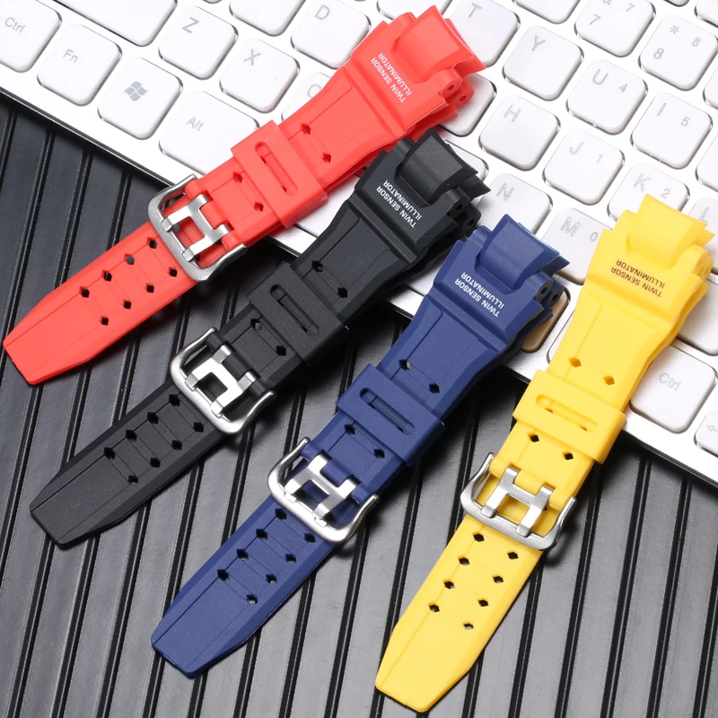 Resin Strap Suitable For Casio GW4000 GA1000 GW-A1000 GW-A1100 Men\'s Sports Waterproof Rubber Watchband Replacement Bracelet