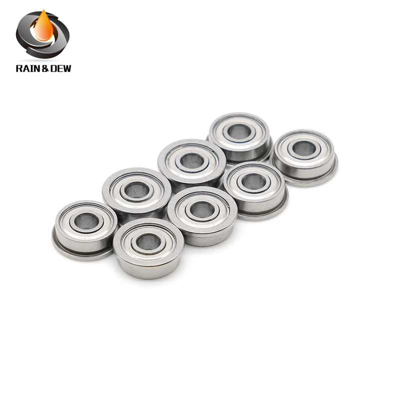 

F694ZZ Flange Bearing 4*11*4 mm ABEC-7 10Pcs Flanged F694 Z ZZ Ball Bearings F619/4ZZ