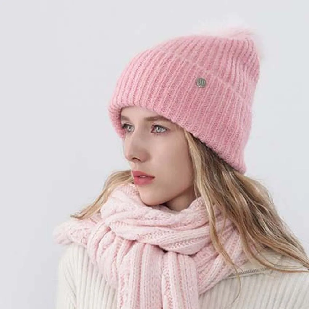 

Versatile Elastic Winter Pullover Cap Korean Style Trendy Woolen Hat Dome All-match Brimless Beanie Cap Outdoor