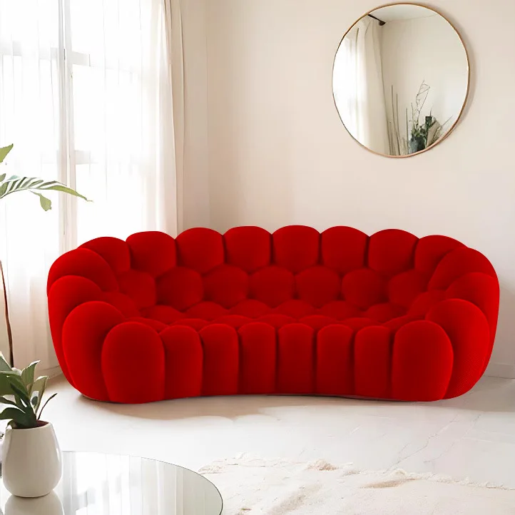 Sofa large apartment living room furniture villa large flat special-shaped combination module sofa