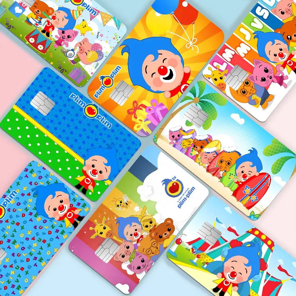 P-Plim P-Plim Anime Young Creidt Card Debit Card Sticker Film Case Front Tape for Small Big Chip No Chip