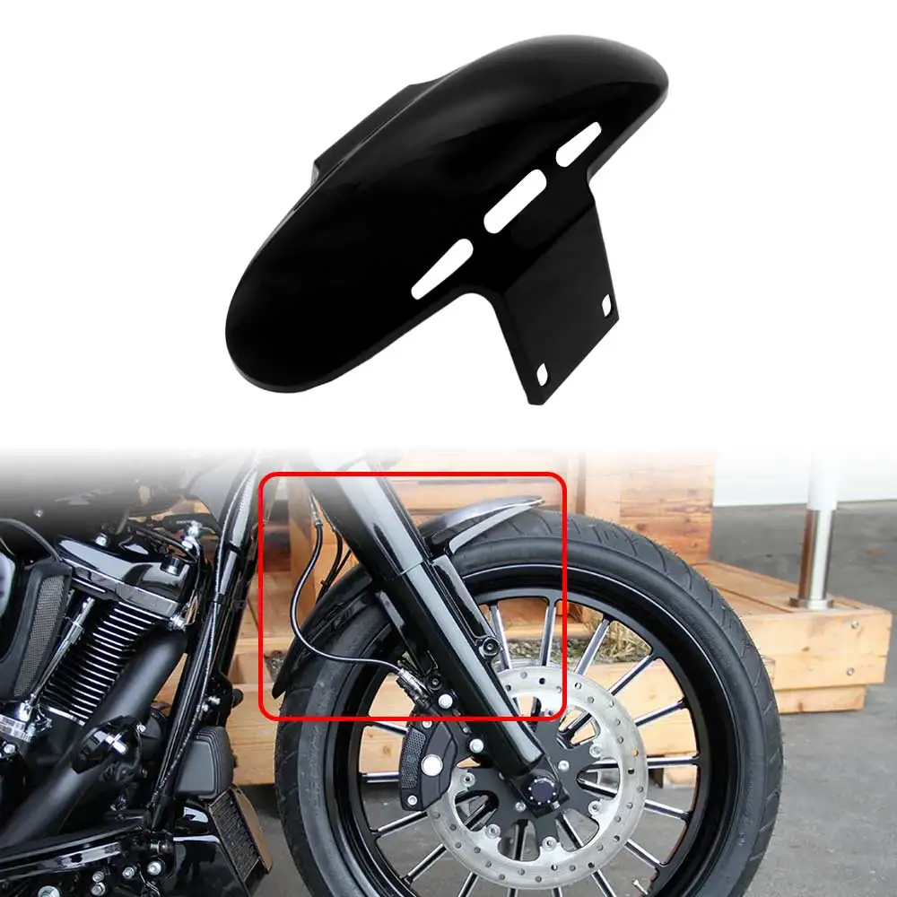 Front Short Fender Mudguard For Harley Road Electra Glide Ultra Limited CVO/SE Classic Special 14-23 Motorcycle Fits 21