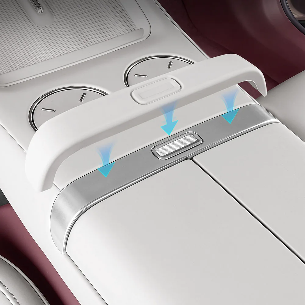 

Central Control Armrest Button Sticker For Xiaomi YU7 YU 7 2025 2026 Original Color Silicone Decorative Sticker Car Accessories