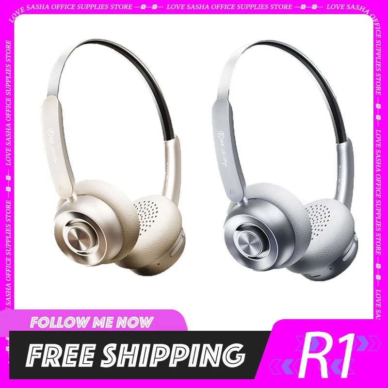 

Ikf R1 Retro Headphones Hifi Wireless Bluetooth Noise Reduction Long Endurance Low Latency Pc Gaming Esports Headsets Accessory