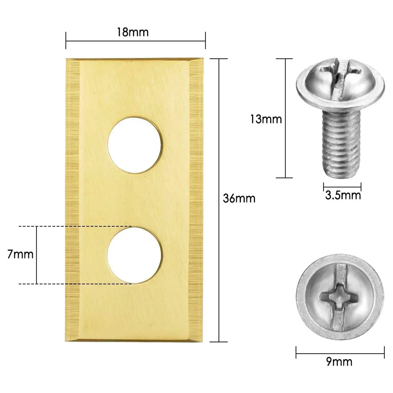 30pcs Lawn Robot Blade Plating Lawn Mover Replacement Robot Mower Replacement With Screw