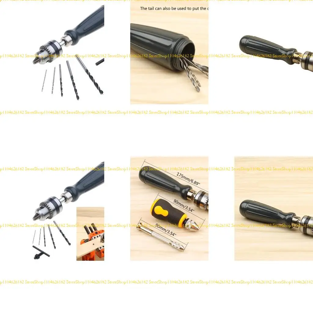 

Q2Q4 Hand Drill Set Aluminium Alloy Mini Hand Drill With 1.5 2.0 5.0mm Drill