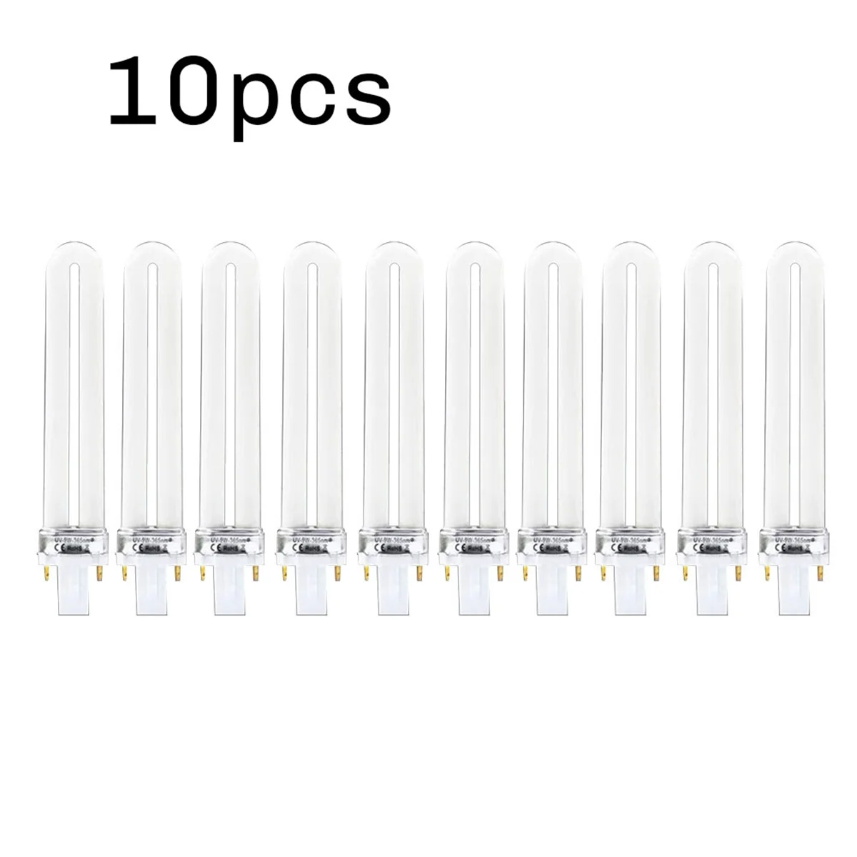 10PCS 9w Nail Uv Machine 365nm Lamp Bulb Tube