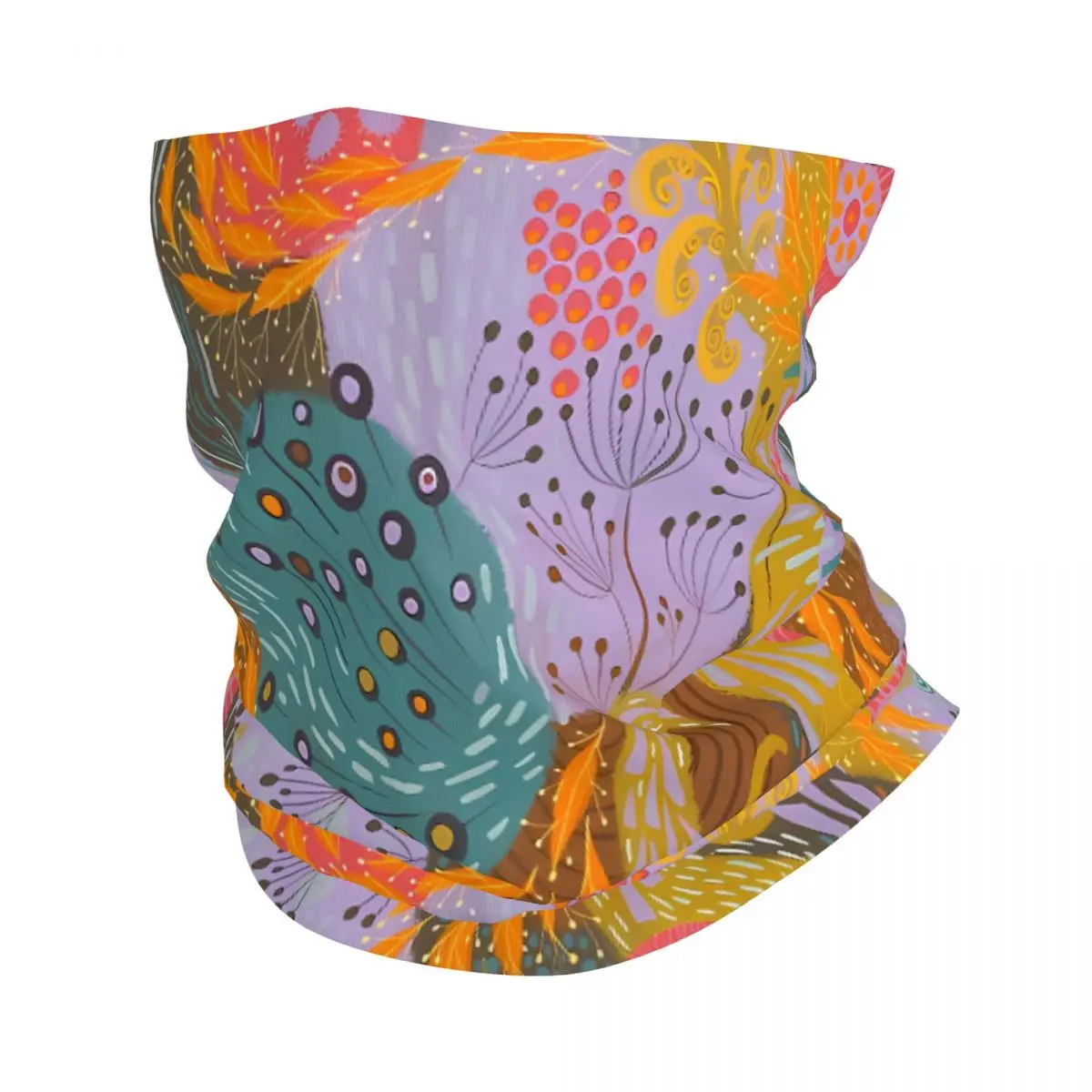 Pattern Clash Laptop Skin Scarf Neckerchief Neck Face Mask Polyester