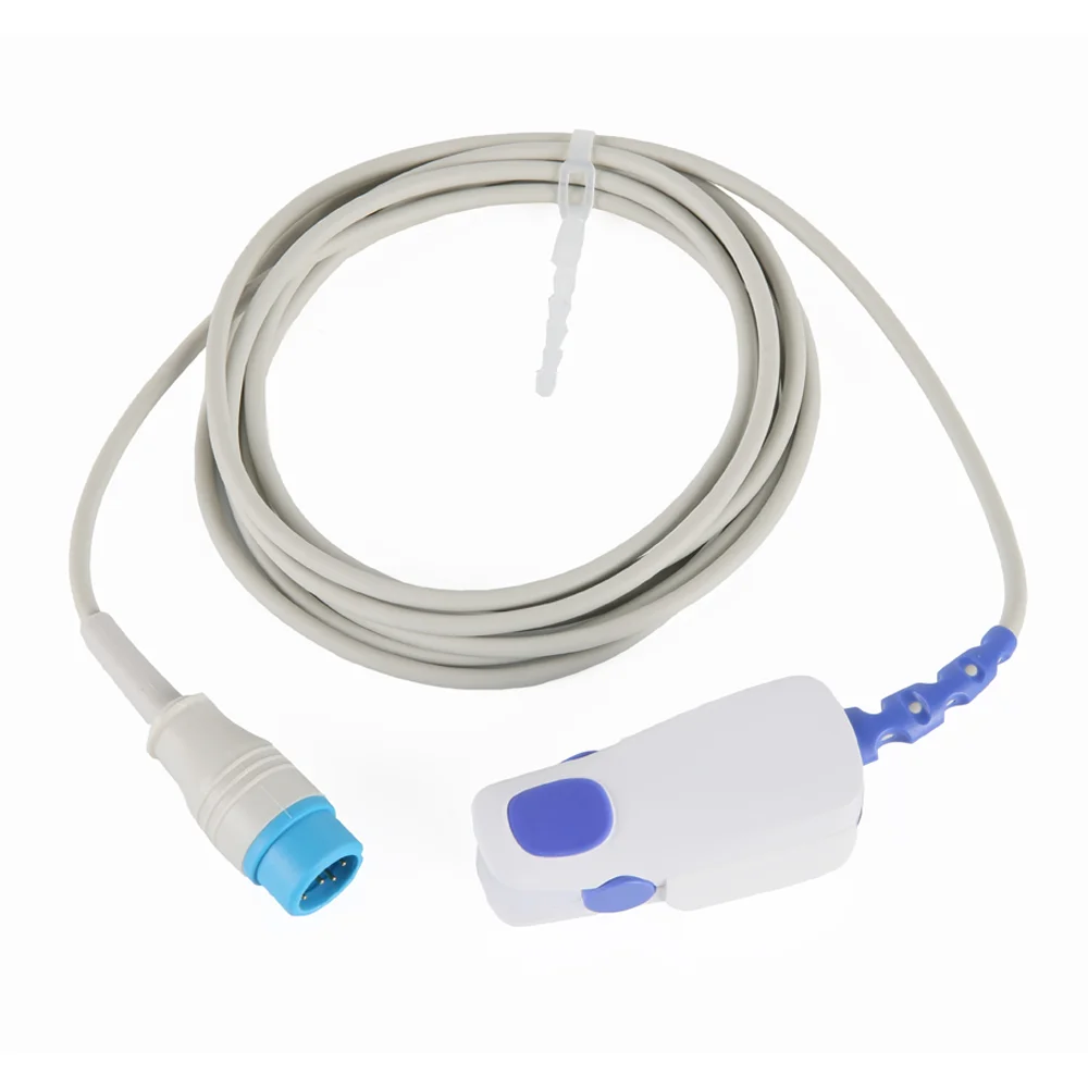 X12 Spo2 Probe Adult  Finger Clip Spo2 Sensor 7Pin Sensor De Spo2