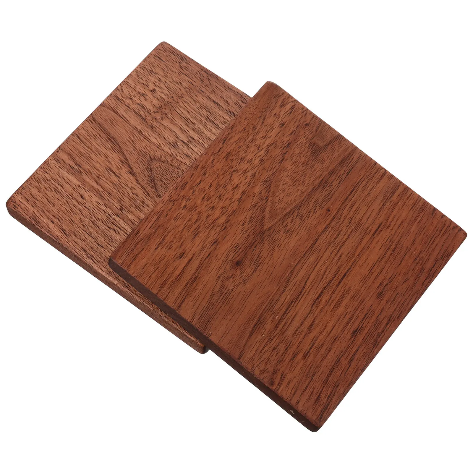 2Pcs Walnut Hardwood Planks Unfinished Thick Wood Blocks for Carving Whittling DIY Woodcraft Projects Natural Grain Wooden - view 3