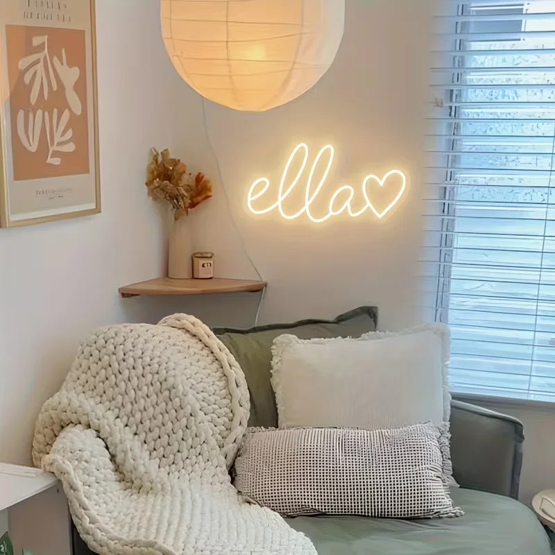 Custom Neon LED Name Lights, Personalized Gifts for Wall Decoration or Bedroom Decoration, Christmas and Birthday Gifts