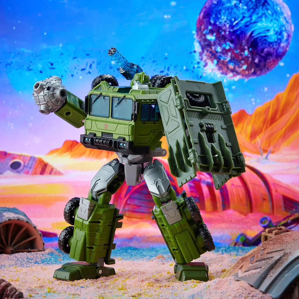 [In-Stock] Hasbro Transformers Legacy Bulkhead (Prime Universe) 18cm Voyager Class Anime Action Figure Model Collection Toys