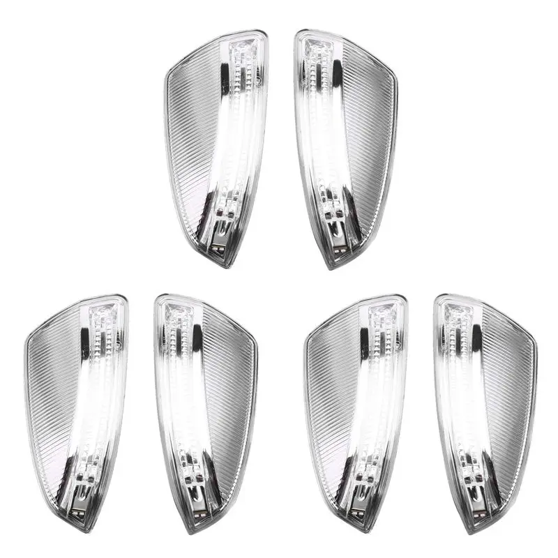 

6X Left / Right W204 Door Rear View Mirror Side Mirror Turn Signal Lights Lamps For Mercedes Ml Class C-Class W204-N29R