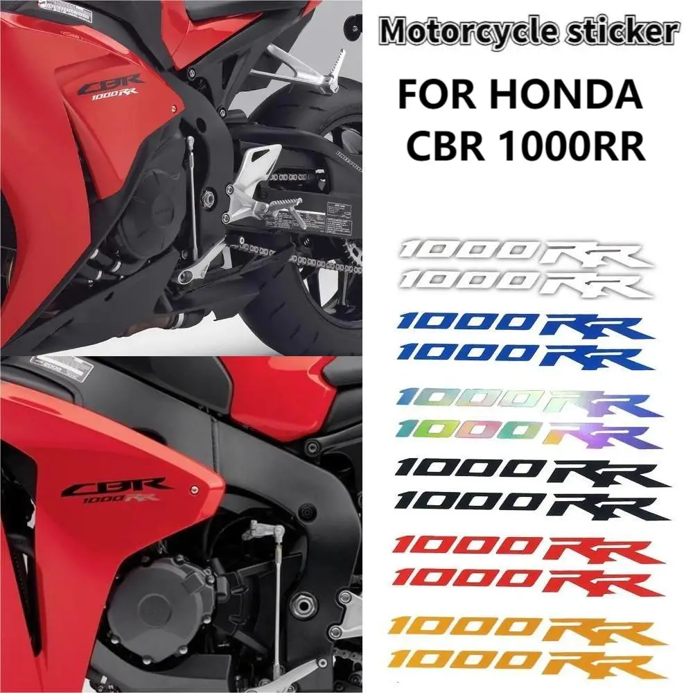 

Motorcycle For CBR 1000RR 1000 RR Helmet Tank Pad Stickers Body Shell Wheels Rims Decal 1000RR Logo Reflective Decal Waterproof