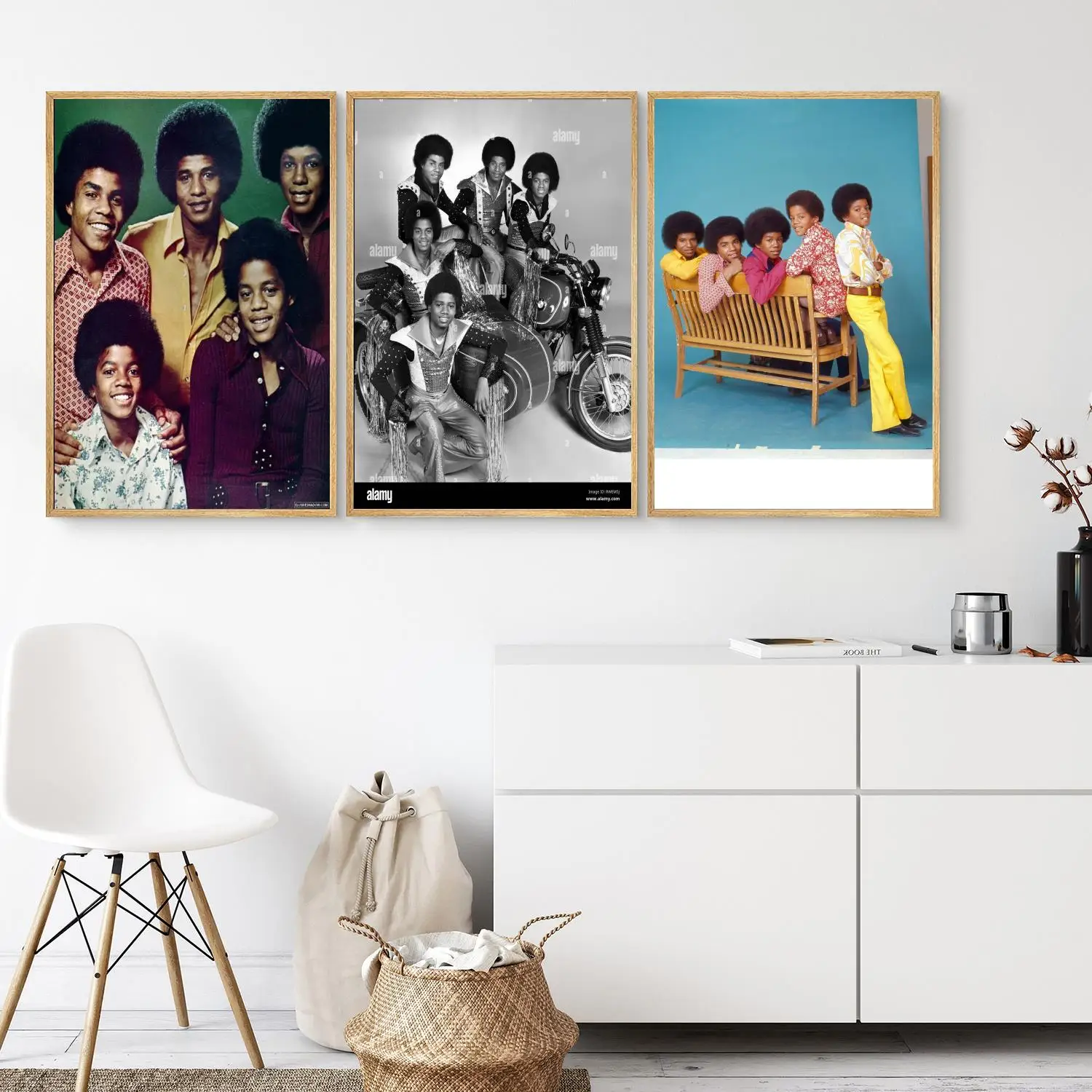 

The Jackson 5 poster Poster Wall Art 24x36 Canvas Posters Decoration Art Personalized Gift Modern Family bedroom Painting