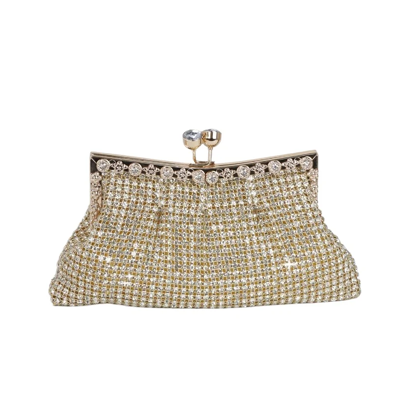 

Модный вечерний золотой клатч с блестками и бриллиантами, элегантные женские сумки для вечеринок, блестящий свадебный кошелек, серебряные сумки, ночная сумка