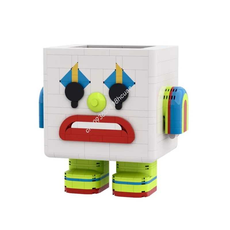 826 Uds. MOC Mega payaso plantas VasePlant Pot modelo botánico bloques de construcción montar educación juguetes de cumpleaños regalos de navidad
