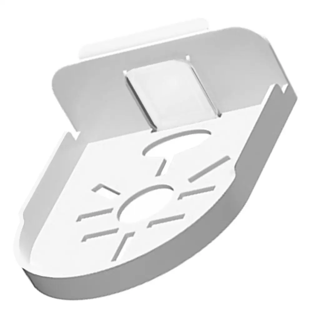

Wall Mount Camera Shelf Speaker Bracket Floating Holder White Plastic Punching Free Adjustable Storage Item Shampoo