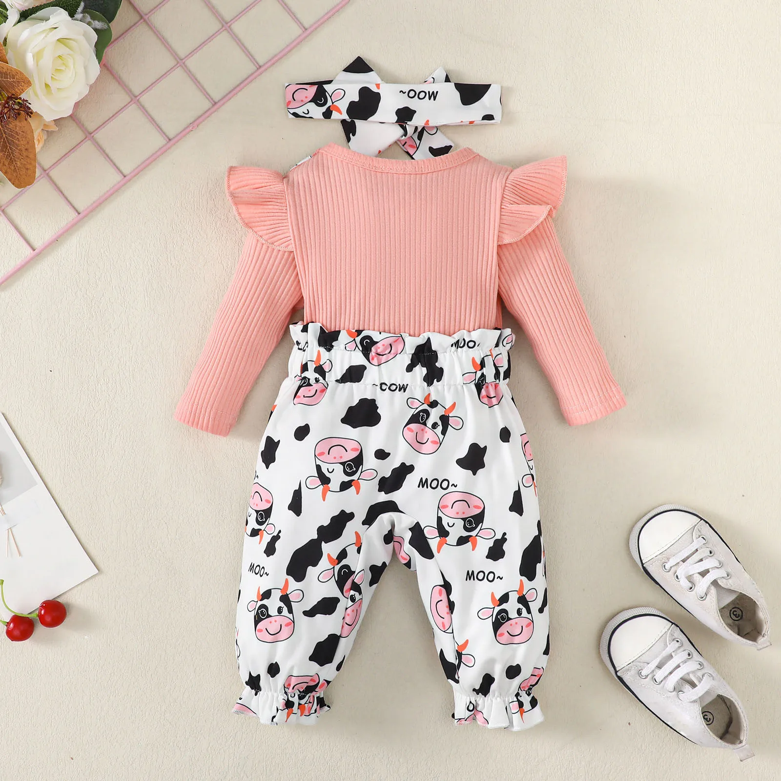 Newborn Girls Romper Clothes For 3-24 Months Baby Clothes Autumn Kids Toddler Girls Climbing Clothes Jumpsuits Baby Girl Clothes