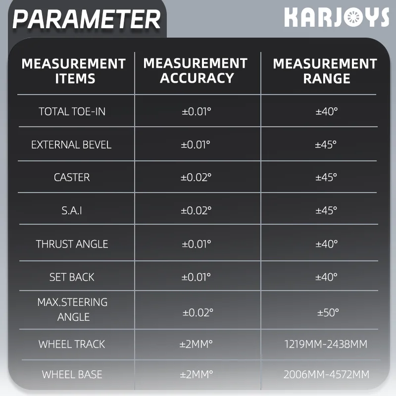 Kfz-Werkzeuge und -Ausrüstung, Radausrichtungsmaschine, kompletter Satz Radausrichtungsausrüstung, 3D-Aligner