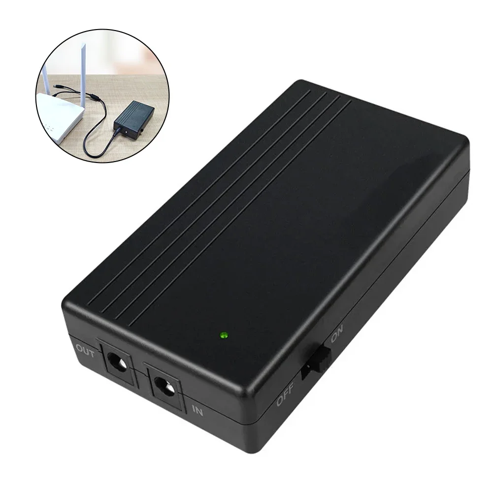 7800mAh Mini UPS Lightweight Portable Power Supply with Dual Device Support for Reliable Energy Storage Solutions