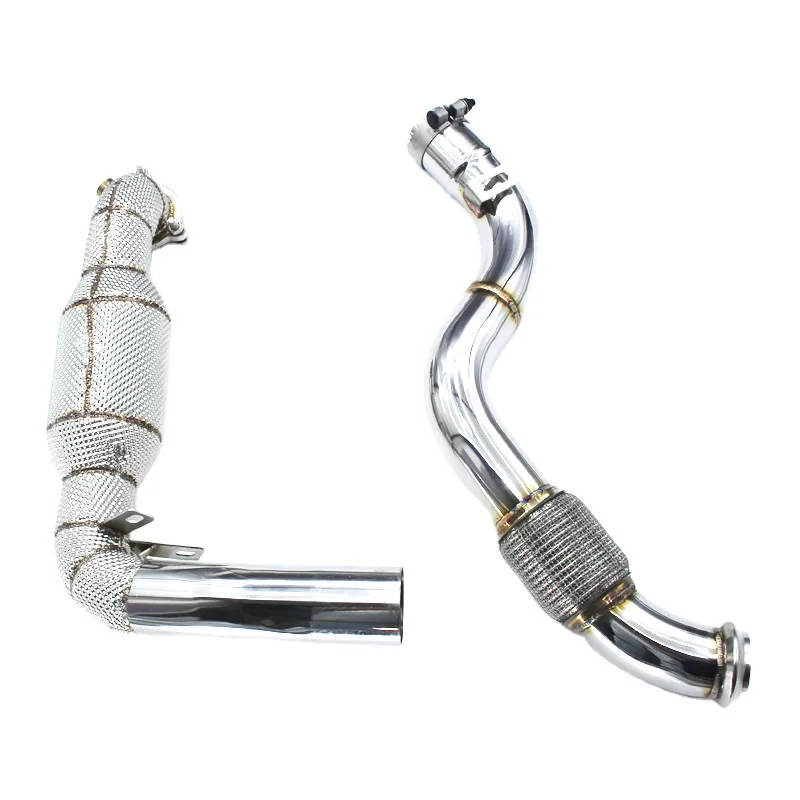 

Head Section High flow Pipes Exhaust Pipes branch downpipe Exhaust Pipe with catalyst for Mercedes-Benz A250 2.0T 2014