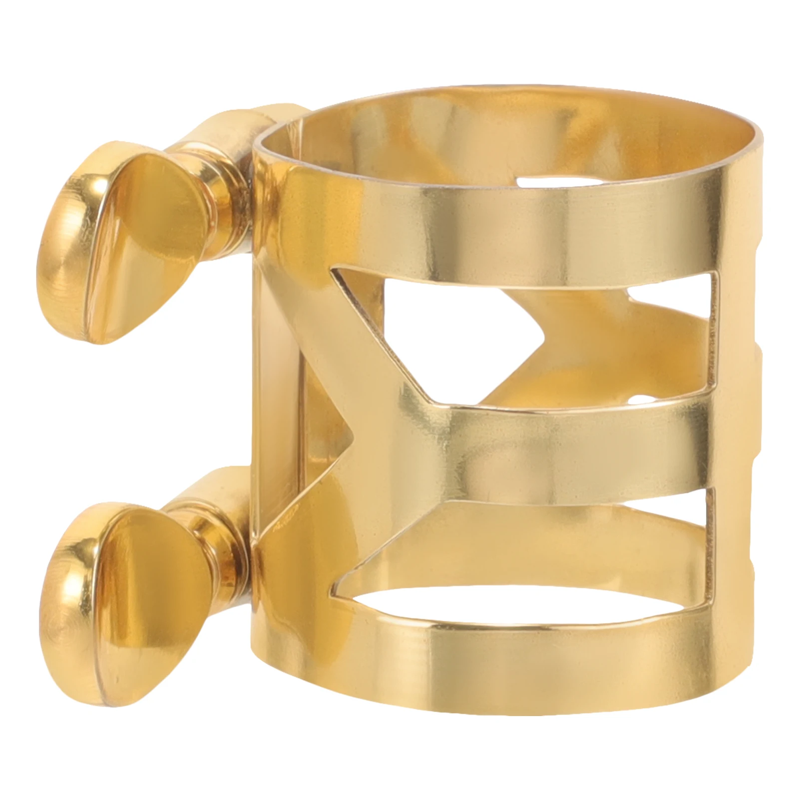 

Adjustable Saxophone Clip Copper Secured Performance Professional Musicians Tenor Saxophone Ligature Parts