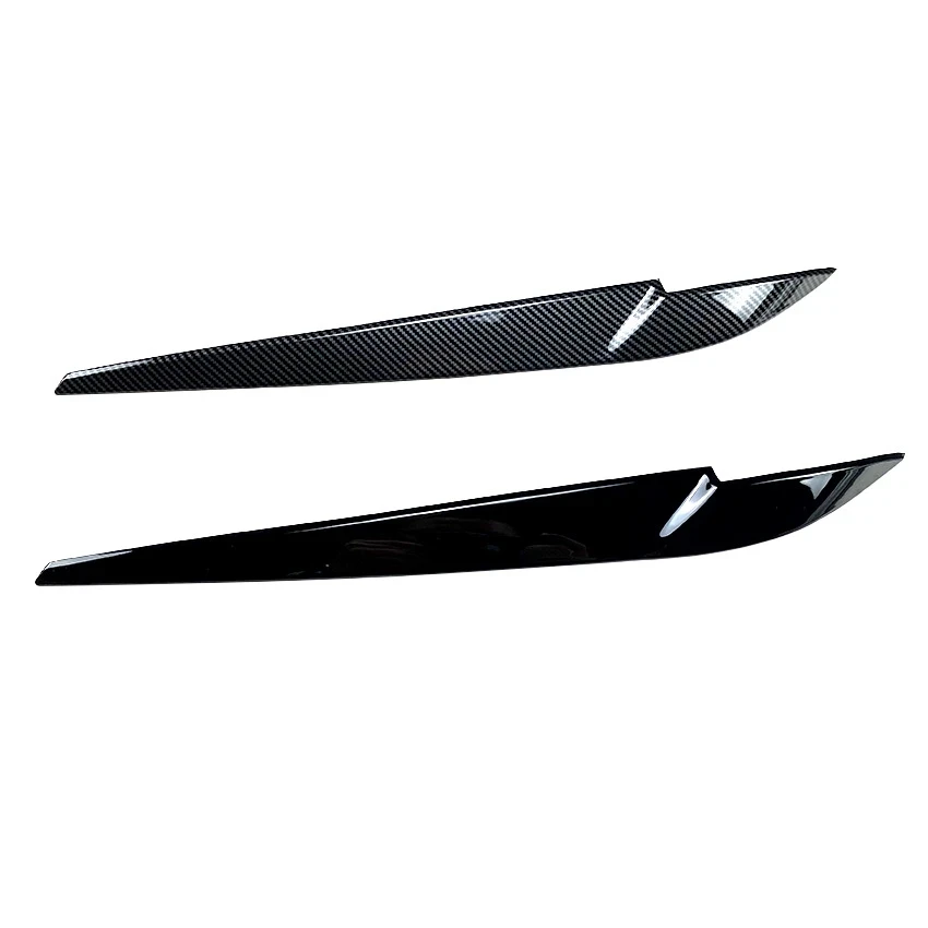 Для BMW X5 X6 F15 F16 2014-2018 крышка фар автомобиля брови веки декоративная крышка лампы отделка стиль из углеродного волокна