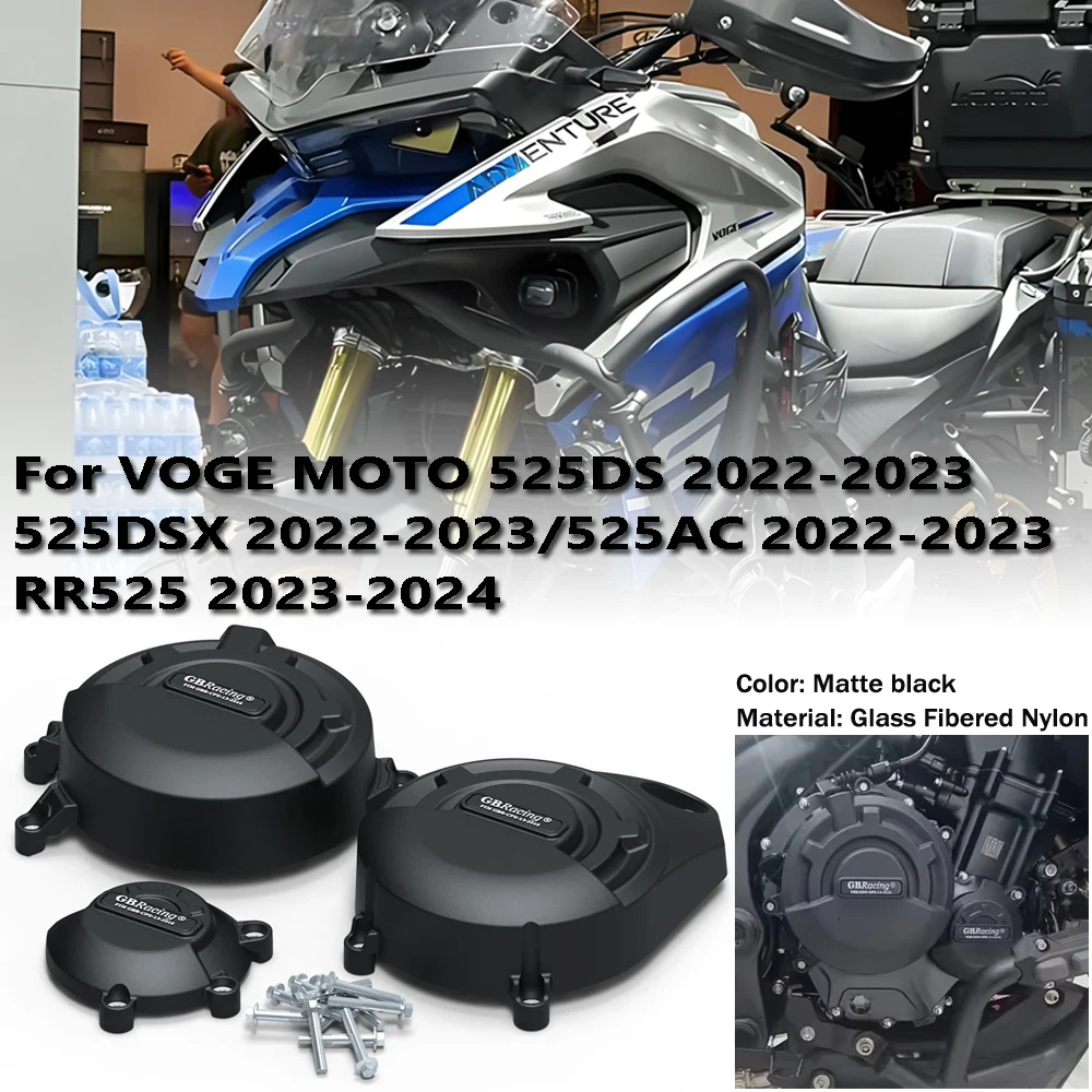 

FOR VOGE MOTO 525DS 525 DSX 525 AC 2022-2023 RR525 2023-2024 Motorcycle GB Racing Engine Protection Cover accessories