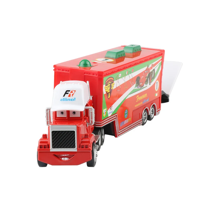 Disney Pixar Cars 2 3 Toys Lightning McQueen Cargo Truck Jackson Storm Mack Uncle Truck 1:55 Diecast Car Birthday Gifts For Kids